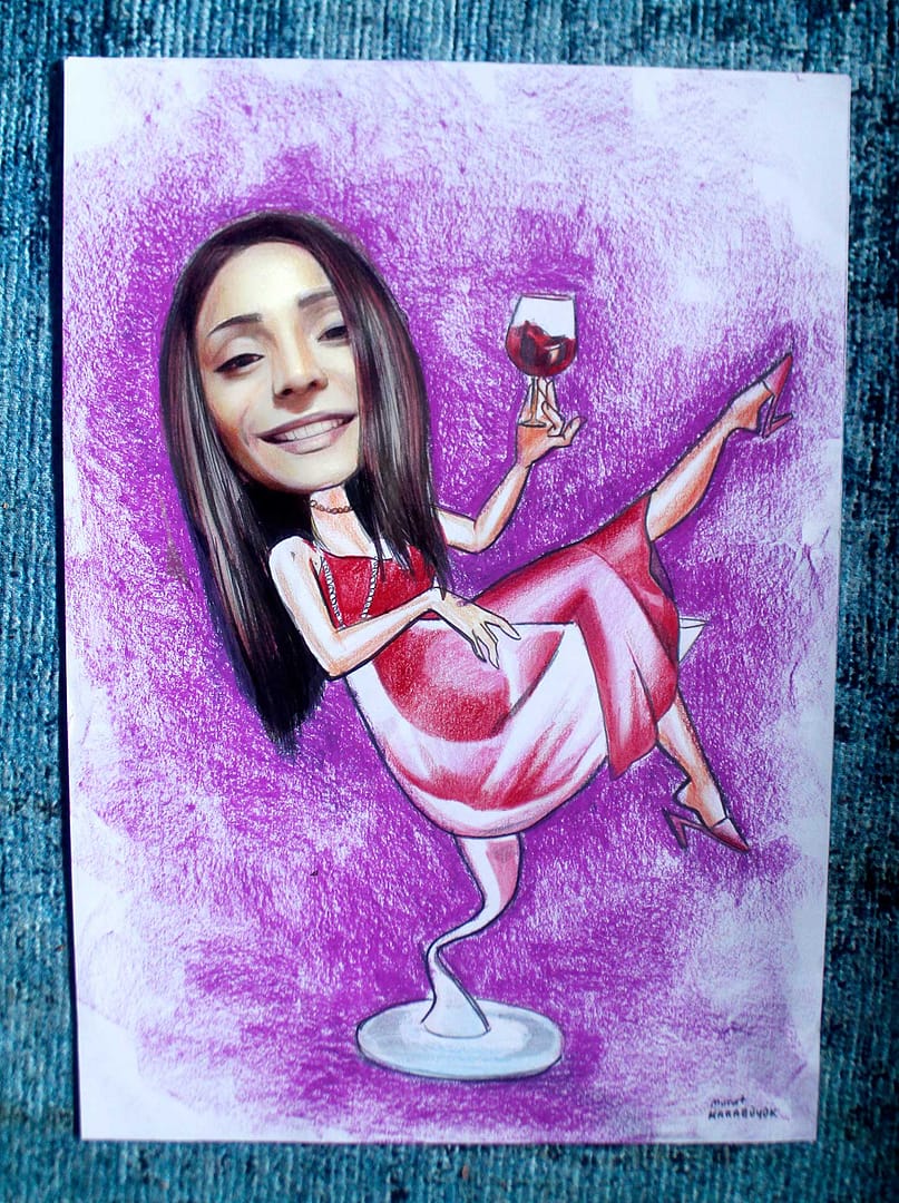 karikatür sanatçısıyım ve kişiye özel çalışmalar yaparak müşterilerime eğlenceli ankara istanbul kadıköy portre karakalem